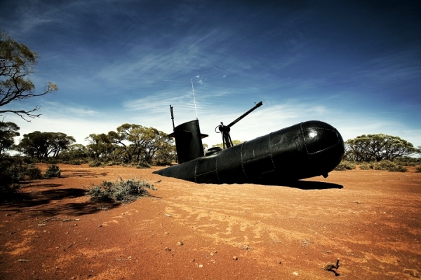 Photograph Hamish Trounson Submarine on One Eyeland